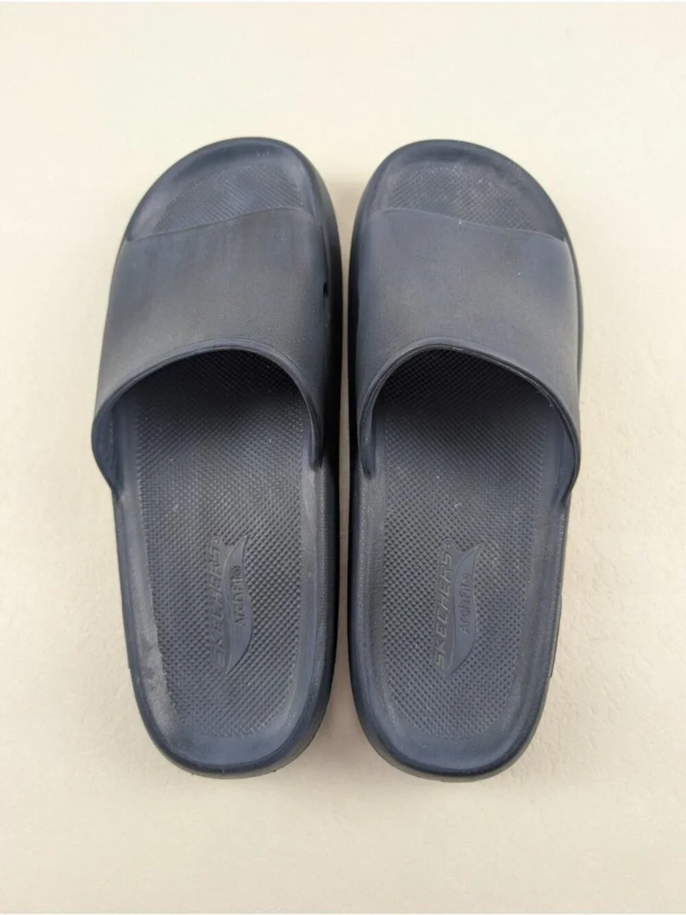 Skechers Foamies Arch Fit Horizon Sandal Mens 11 Blue Slip On Slide Comfort